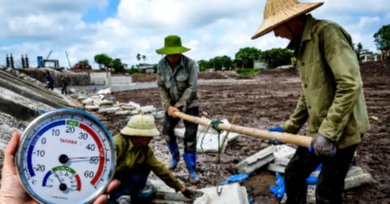 Điều chỉnh giờ làm cho công nhân tránh nắng nóng ở phường Bãi Cháy