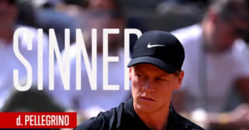 Jannik Sinner thắng dễ Pellegrino, cân bằng kỷ lục 31 trận thắng Masters 1000
