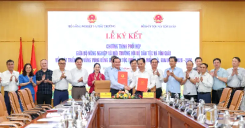 Ký kết chương trình phối hợp phát triển bền vững vùng dân tộc thiểu số giai đoạn 2026-2030