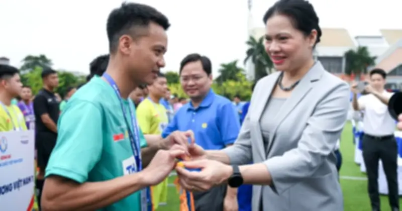 Khai mạc giải bóng đá công nhân, viên chức Việt Nam 2026: Sân chơi đoàn kết và phát triển