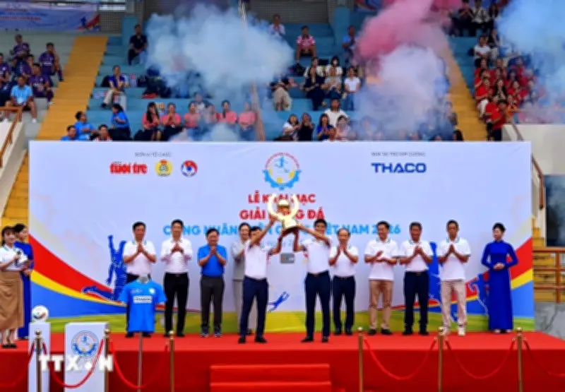 Khai mạc giải bóng đá công nhân viên chức Việt Nam 2026
