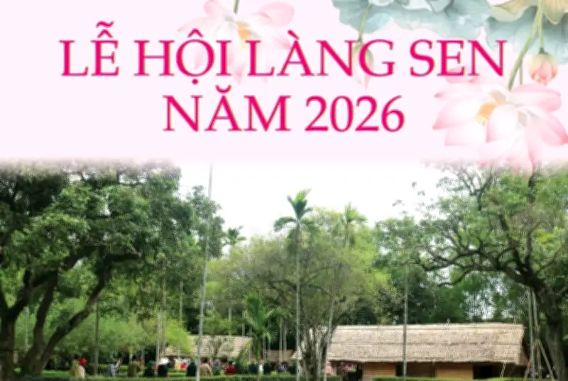 Khai mạc Lễ hội Làng Sen năm 2026 tại Nghệ An