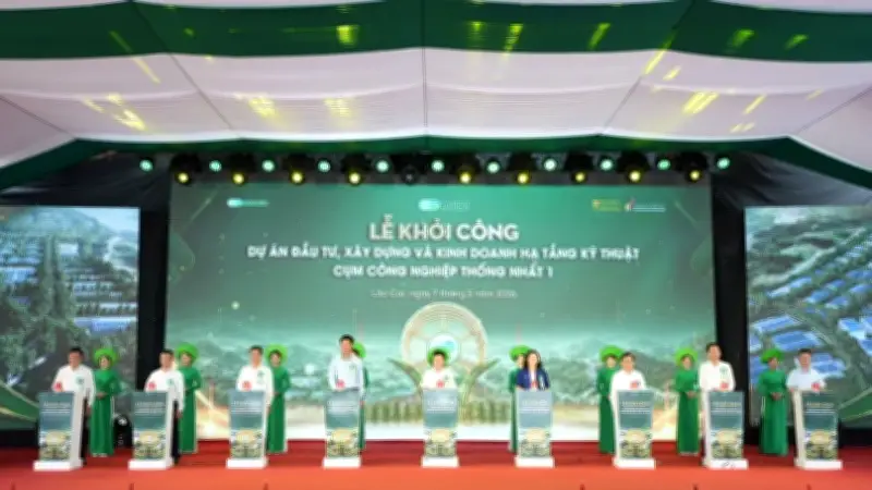 Khởi công Dự án Cụm công nghiệp Thống Nhất 1 tại Lào Cai