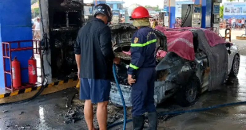 Khởi tố, bắt tạm giam tài xế vụ cháy ô tô ở cây xăng khiến 2 thiếu niên tử vong