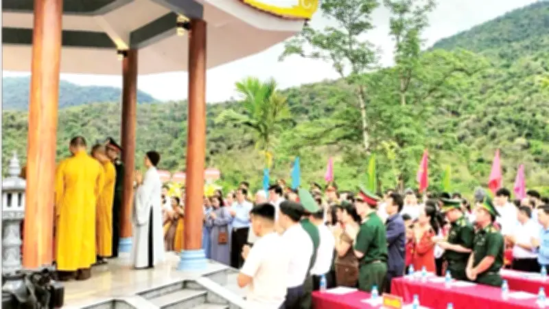 Khánh thành Nhà bia tưởng niệm liệt sĩ xã Chiêu Lưu, Nghệ An