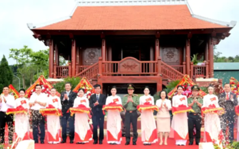 Khánh thành Nhà tưởng niệm Bác Hồ tại Công an tỉnh Lạng Sơn