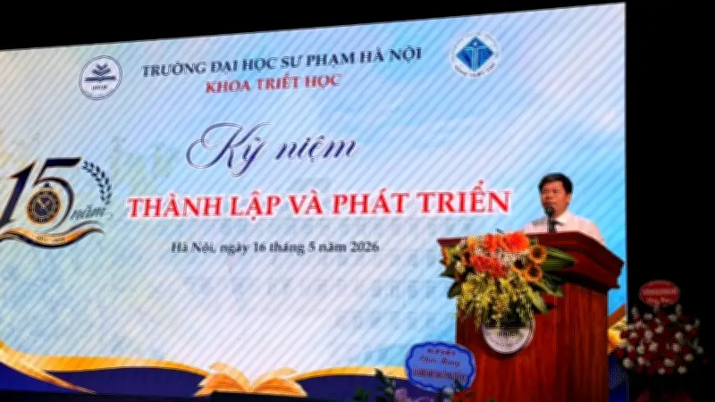 Khoa Triết học Trường ĐH Sư phạm Hà Nội kỷ niệm 15 năm thành lập