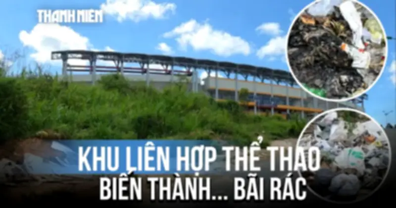 Khu liên hợp văn hóa thể thao 16 ha ở Đà Lạt biến thành bãi rác khổng lồ