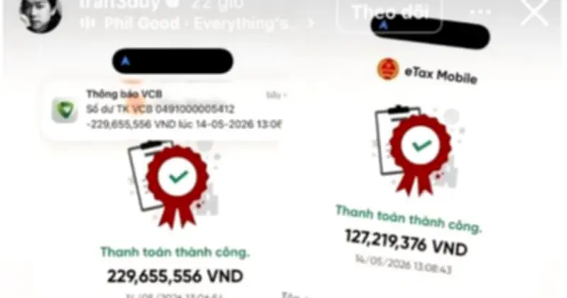 KOL nộp thuế hơn nửa tỷ đồng, hé lộ thu nhập khủng lên tới 2 tỷ/năm