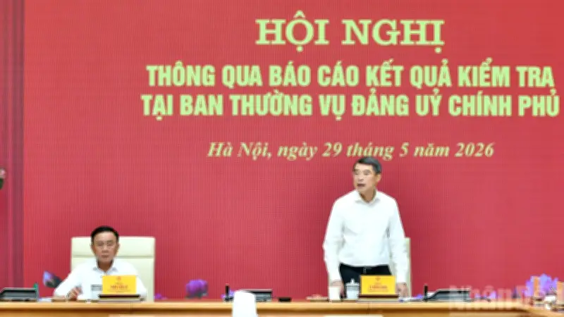 Kết quả kiểm tra, giám sát là định hướng quan trọng cho Đảng ủy Chính phủ