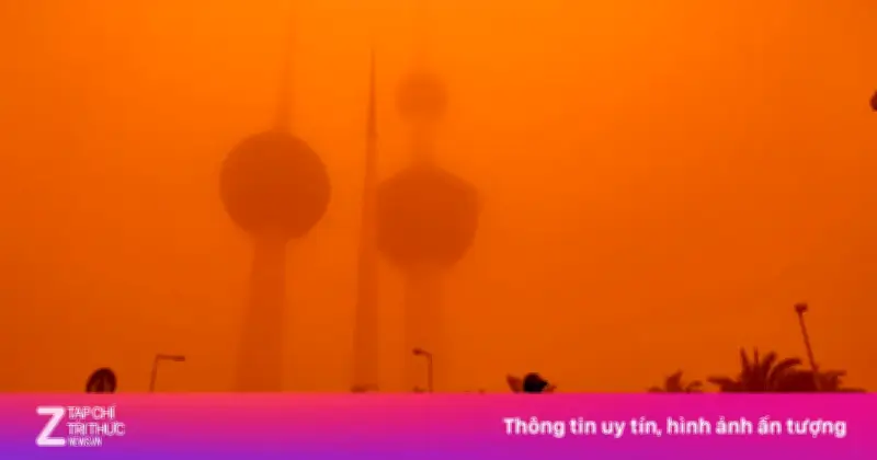 Kuwait: Nắng 50 độ C, điều hòa đặt ngoài đường, chim rơi vì nóng