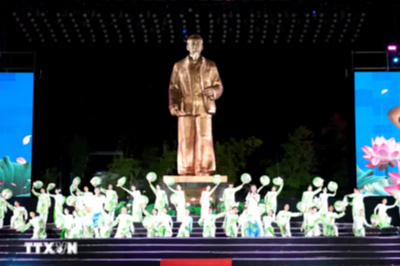 Lễ hội Làng Sen 2026 khai mạc tại quê hương Chủ tịch Hồ Chí Minh
