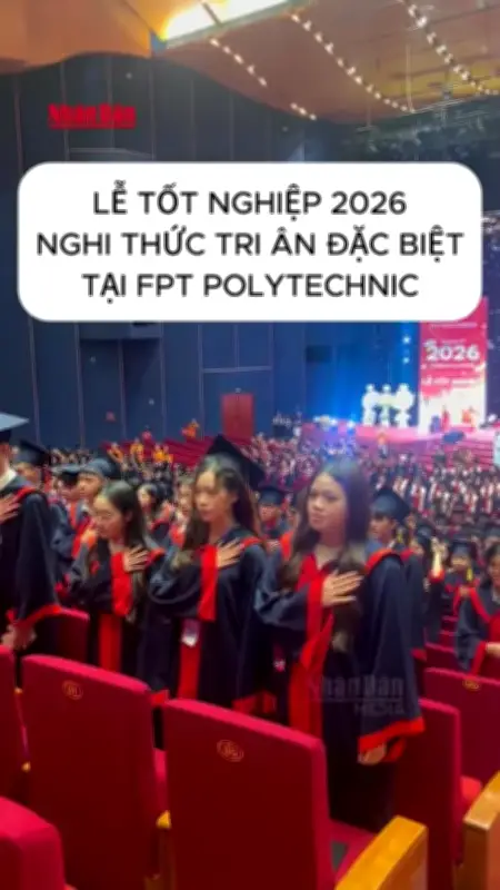 Lễ tốt nghiệp 2026 tại FPT Polytechnic: Nghi thức tri ân đặc biệt