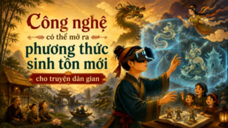 Làm mới chất liệu dân gian bằng công nghệ hiện đại: Góc nhìn từ chuyên gia