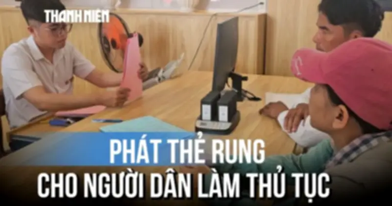 Làm thủ tục hành chính nộp hồ sơ nhận lại thẻ rừng như ở quán cà phê