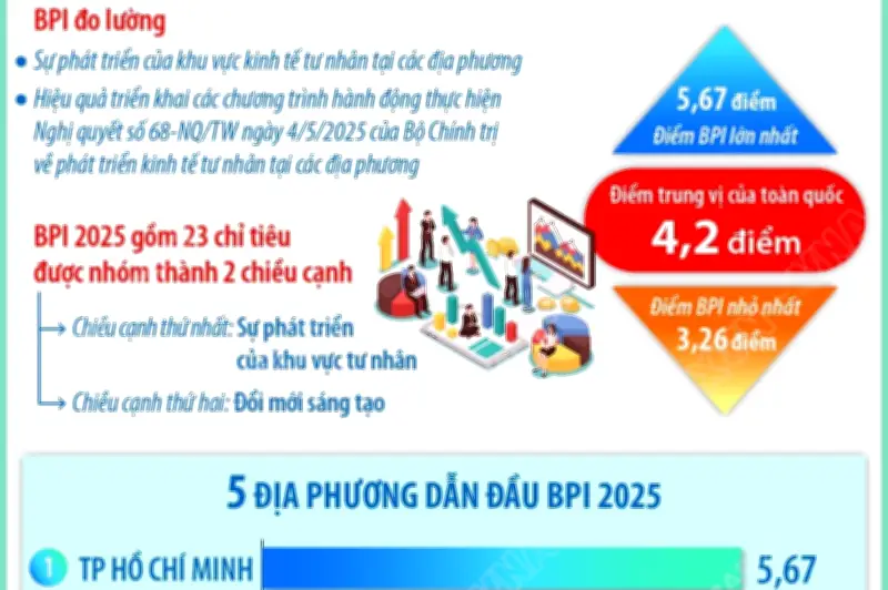 Lần đầu tiên công bố Chỉ số Hiệu quả Kinh tế Tư nhân BPI