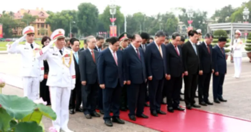 Lãnh đạo Đảng, Nhà nước vào Lăng viếng Chủ tịch Hồ Chí Minh