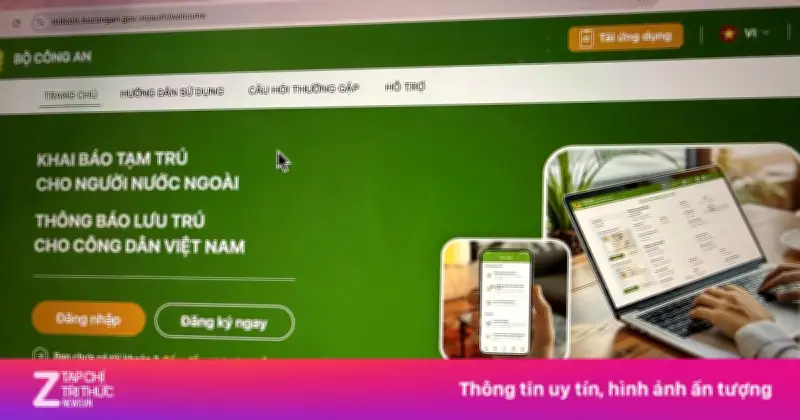Lưu ý quan trọng về khai báo lưu trú, tạm trú trên hệ thống mới từ 21/5