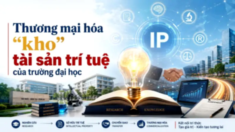 Mô hình Lab to Market: Đưa sáng chế Việt từ phòng thí nghiệm ra thị trường