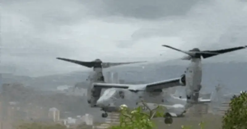 Mỹ điều chim ưng biển Osprey tập trận tại thủ đô Venezuela