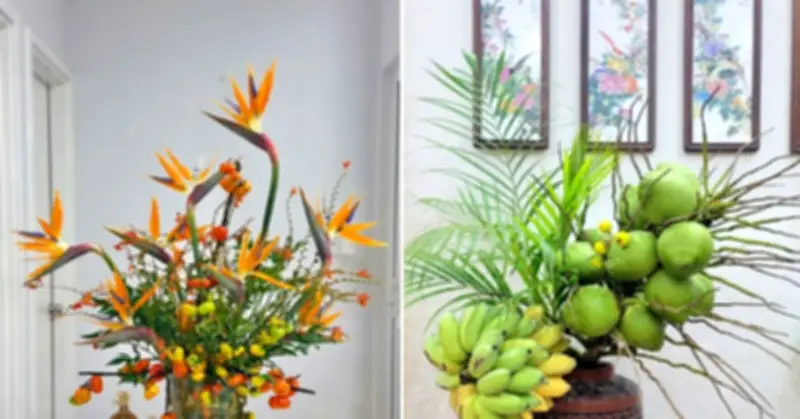 Mẹ đảm trổ tài: Cắm bình hoa 0 đồng làm dịu căn nhà mùa nắng nóng