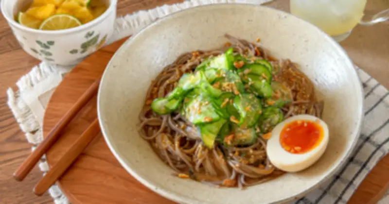 Mì trộn lạnh kiểu Nhật sốt miso yuzu bất ngờ mùa hè khiến tôi phải lòng ngay từ lần đầu