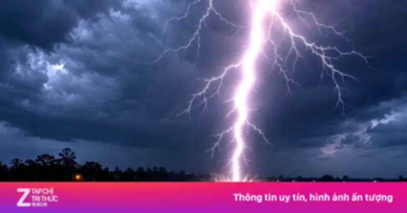 Mưa dông giữa hè, người đàn ông bị sét đánh rơi xuống sông tử vong