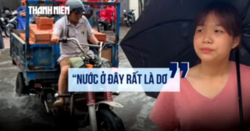 Mưa lớn kéo dài gây ngập úng nhiều tuyến đường tại TP.HCM