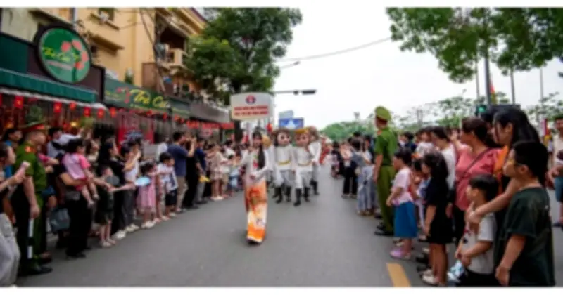 Múa rối dân gian xuống phố gây sốt tại Hải Phòng