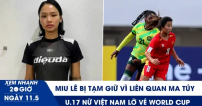 Miu Lê bị tạm giữ vì ma túy, U.17 nữ Việt Nam lỡ vé World Cup