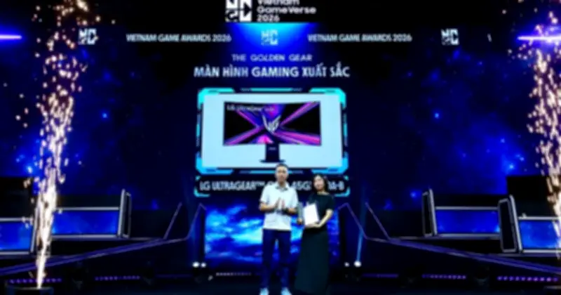 Màn hình LG OLED Gaming 5K2K giành giải tại Vietnam Game Awards 2026