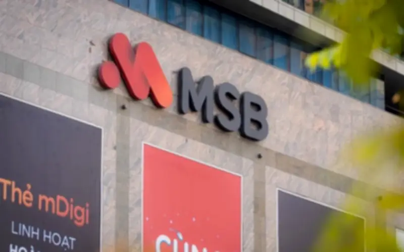MSB lãi gần 1.900 tỷ đồng quý I/2026, tăng trưởng nhưng nhiều mảng kinh doanh suy giảm