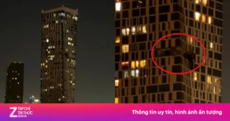 Máy bay không người lái đâm trúng chung cư cao tầng tại Moscow