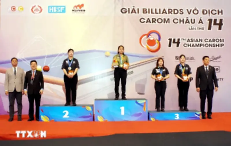 Nữ cơ thủ Yến Sinh vô địch châu Á, làm nên lịch sử billiards Việt Nam