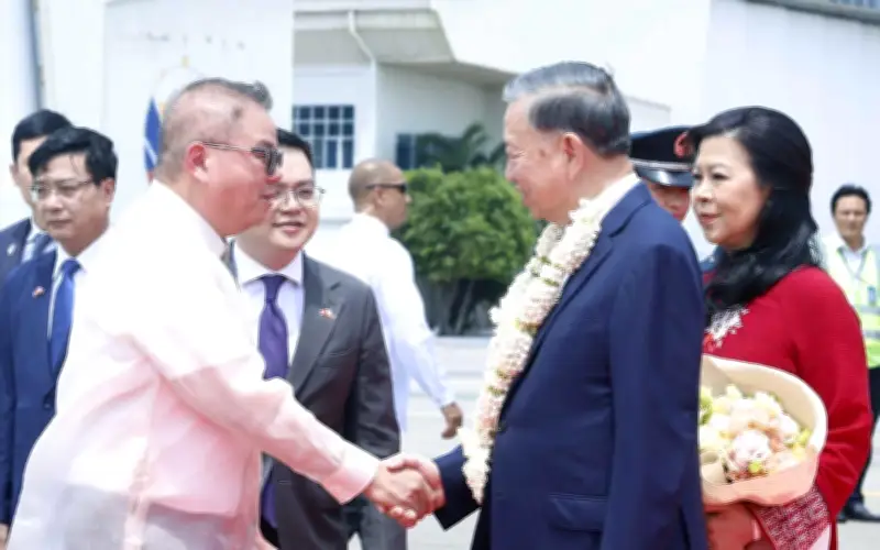 Đón Tổng Bí thư Tô Lâm tại Philippines, mở đầu chuyến thăm lịch sử