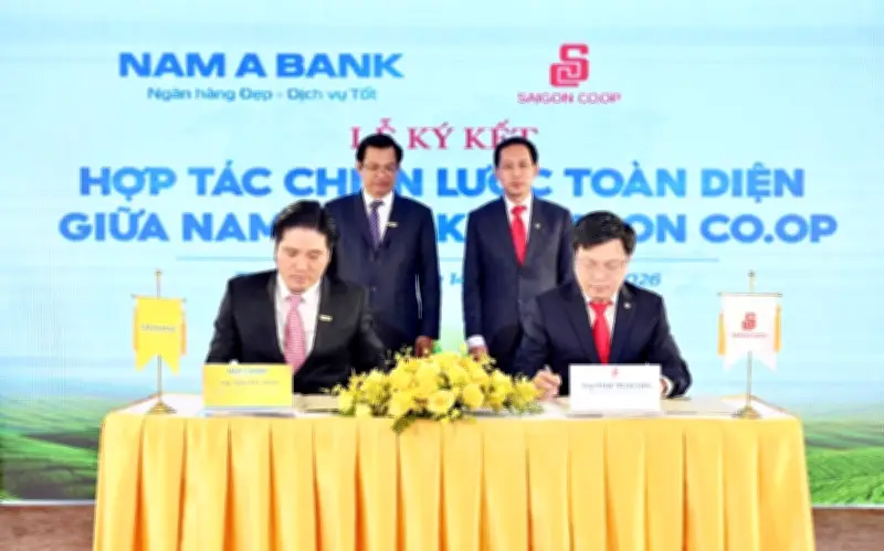 Nam A Bank hợp tác Saigon Co.op phát triển hệ sinh thái tiêu dùng tài chính tích hợp