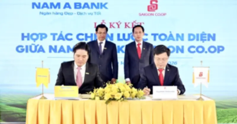Nam A Bank và Saigon Co.op hợp tác chiến lược phát triển hệ sinh thái tài chính số