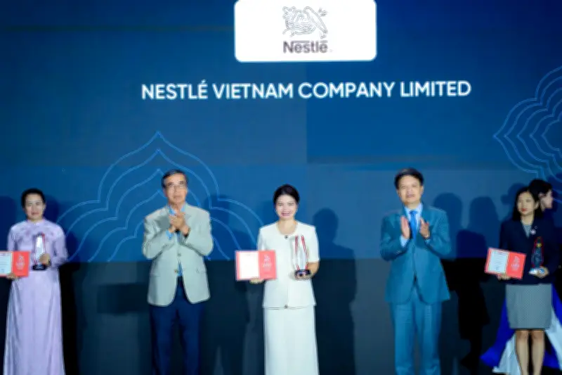 Nestlé Việt Nam lọp top 10 doanh nghiệp FDI tiêu biểu năm 2025