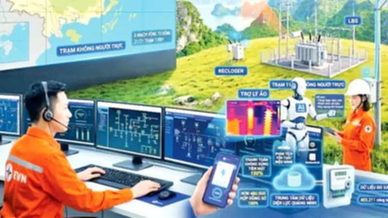 Ứng dụng AI và IoT hiện đại hóa lưới điện Quảng Ninh