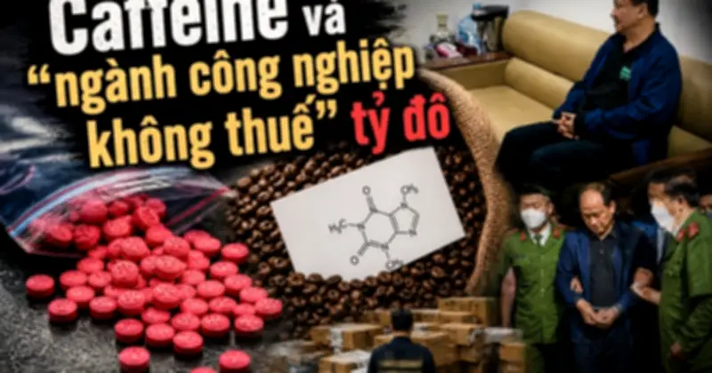 Đường dây buôn lậu 50 tấn caffeine: Nguyên liệu sản xuất ma túy ya ba