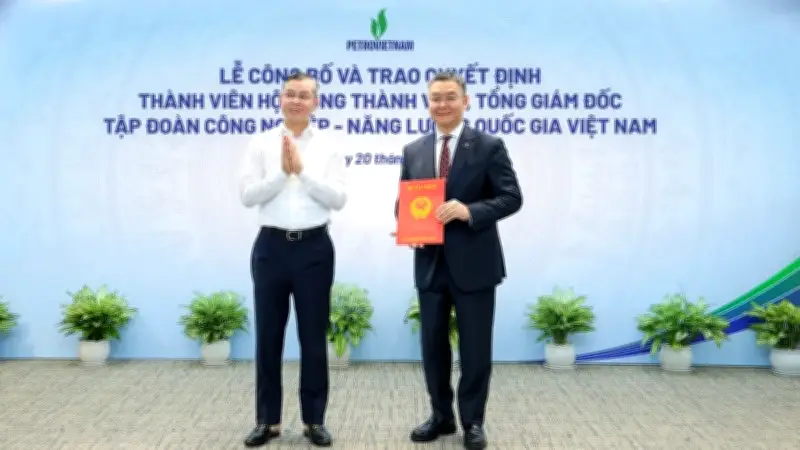 Ông Lê Mạnh Cường được bổ nhiệm làm Tổng Giám đốc Petrovietnam