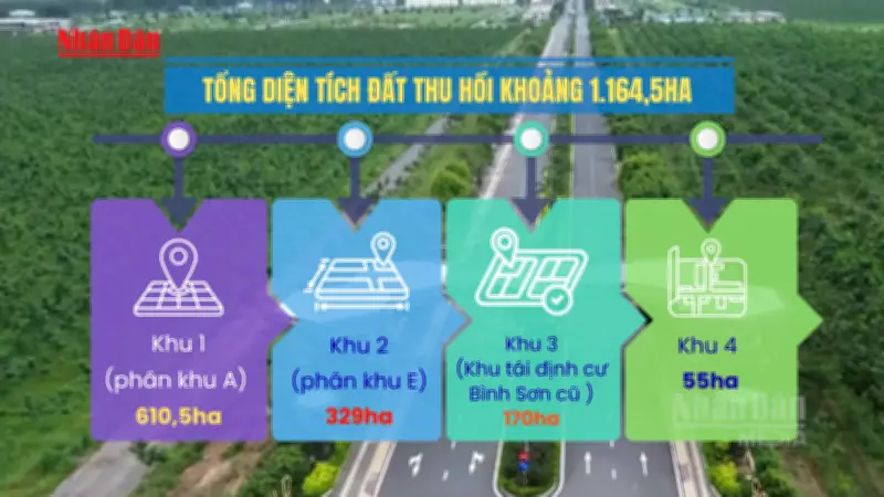 Đồng Nai thu hồi hơn 1.164ha đất phát triển khu đô thị sân bay Long Thành