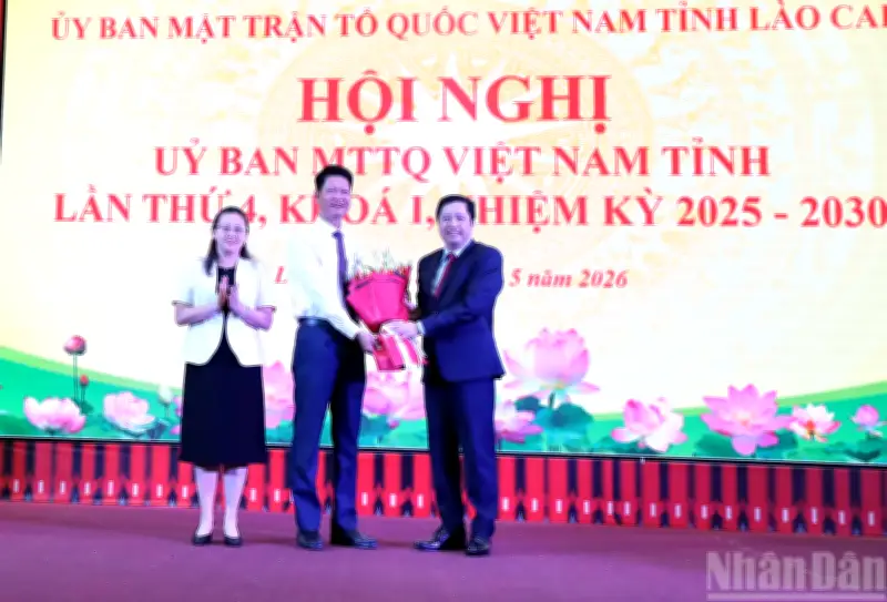 Ông Nguyễn Thế Phước được hiệp thương giữ chức Chủ tịch Ủy ban Mặt trận Tổ quốc tỉnh Lào Cai