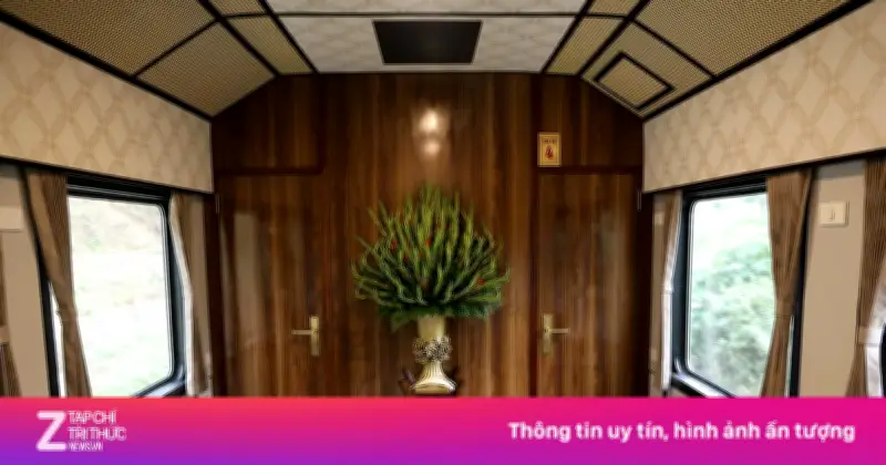 Đường sắt Việt Nam ra mắt đoàn tàu có phòng họp và robot AI phục vụ