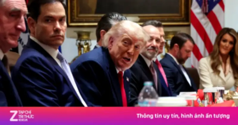 Ông Trump triệu tập nội các, tuyên bố không vội đạt thỏa thuận với Iran