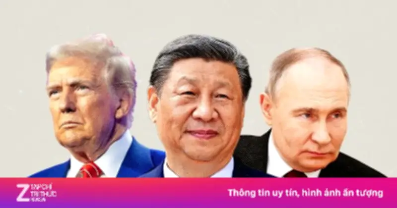 Ông Trump và ông Putin cùng hướng về Bắc Kinh: Vị thế trung tâm của Trung Quốc