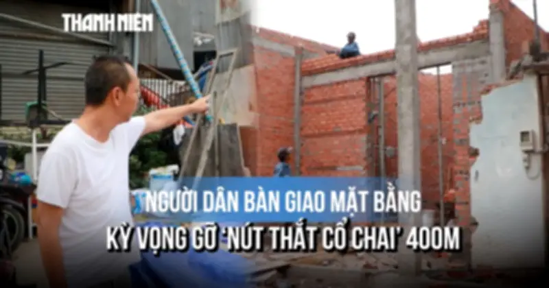 Người dân TP.HCM bàn giao mặt bằng mở rộng đường Đỗ Xuân Hợp