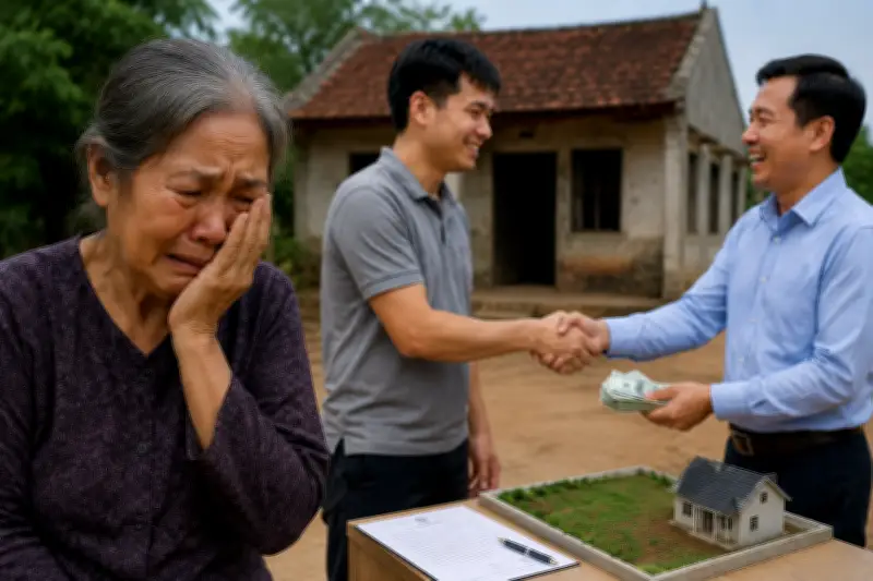 Người phụ nữ 60 tuổi bị con trai và con rể thông đồng bán mất đất