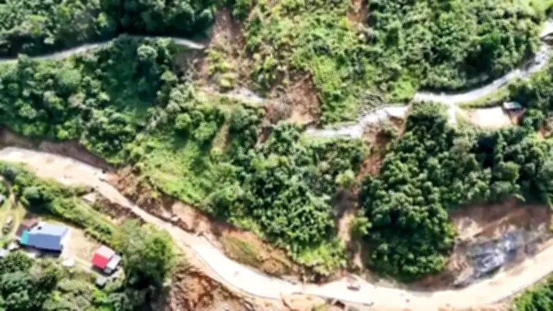 Nguy cơ sạt lở đất đá đe dọa nhiều khu dân cư ở Thái Nguyên