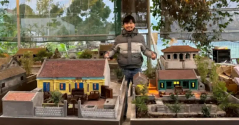 Nguyễn Thế Tuyền tái hiện nhà cổ Bắc Bộ, mang ký ức xưa về với hiện tại